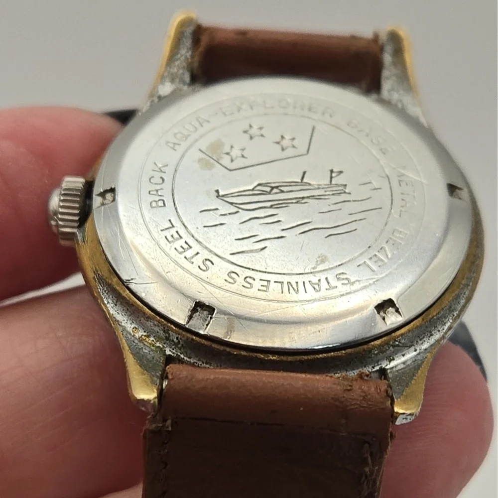 Jules Borel & Co. Mallard Aqua-Explorer Manual Wind 17Jewel Incabloc Watch.NOTES
